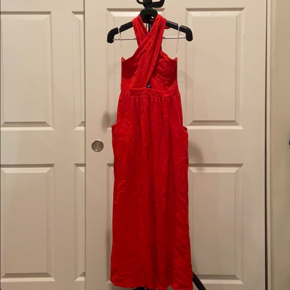 COPY - Mara Hoffman red cover up